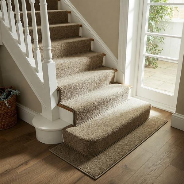 Stairs carpets Dubai for stylish and safe stair flooring
